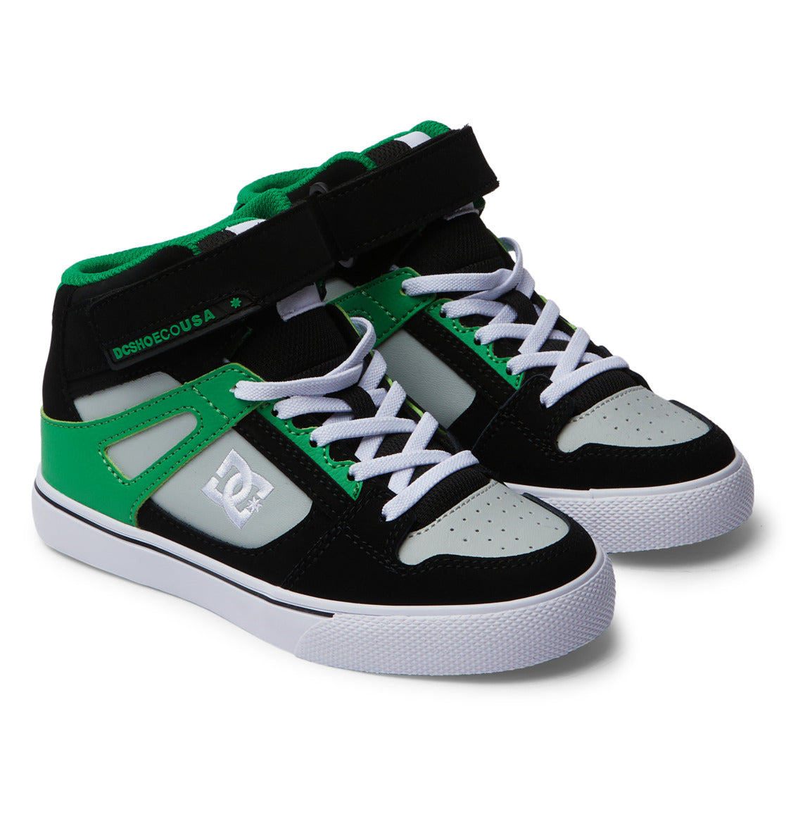 Kids' Pure High Elastic Lace High-Top Shoes - Image 2